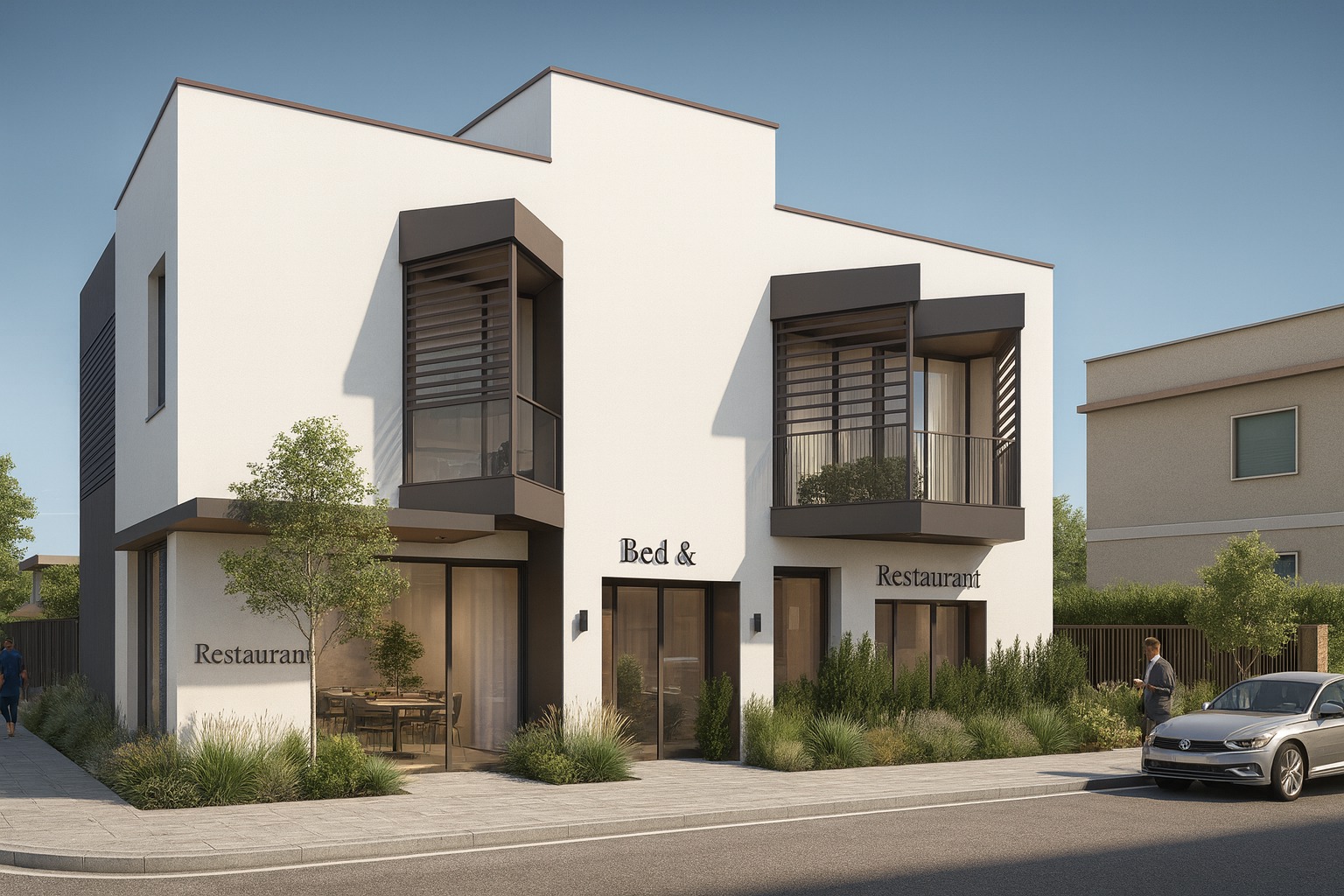 Vista esterna Bed & Restaurant