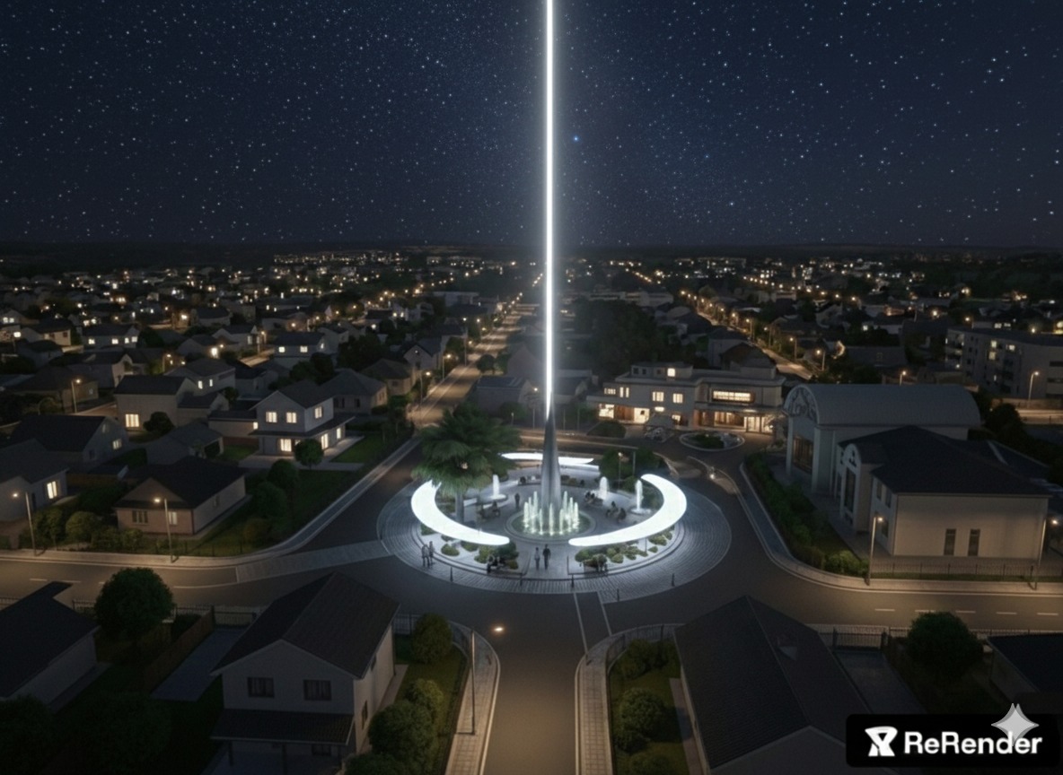 Aree coperte e sedute nella piazza